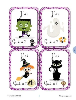 « J’ai ! Qui a ? » d'Halloween