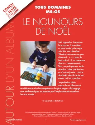 Le nounours de Noël