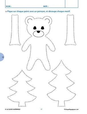Le nounours de Noël