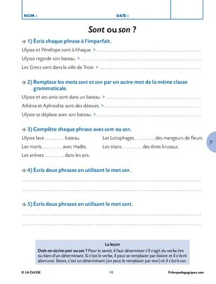 Le français à partir de la mythologie 2/4