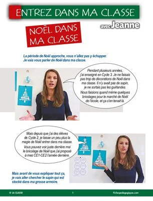 Entrez dans ma classe : Noël