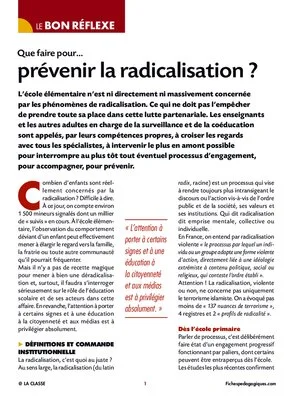 Que faire pour… prévenir la radicalisation ?