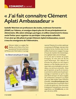 J’ai fait connaître Clément Aplati Ambassadeur