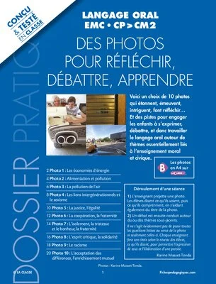 Des photos pour réflechir, débattre, apprendre - Cycles 2 & 3