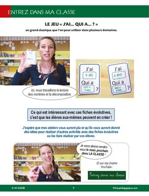 Entrez dans ma classe : ateliers de numération évolutifs