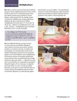 Le calcul au CE