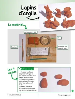 Lapins d'argile