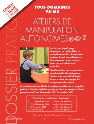 Atliers de manipulation autonomes - Période 4