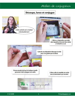 Entrez dans ma classe : ateliers de conjugaison