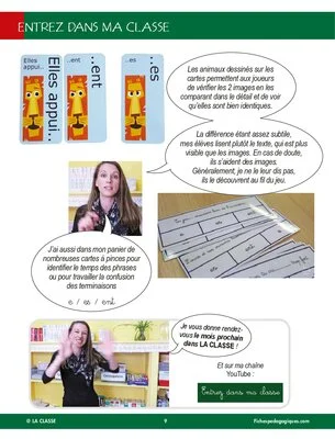Entrez dans ma classe : ateliers de conjugaison