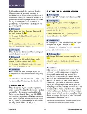 Le calcul mental au CM