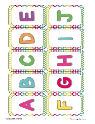 Bonne Pioche : lettres majuscules