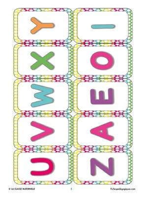 Bonne Pioche : lettres majuscules