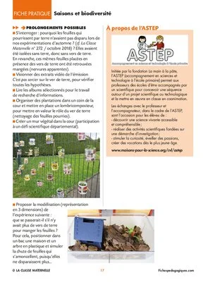 Saisons et biodiversité