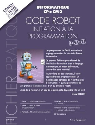 Code Robot - Initiation à la programmation Niveau 1