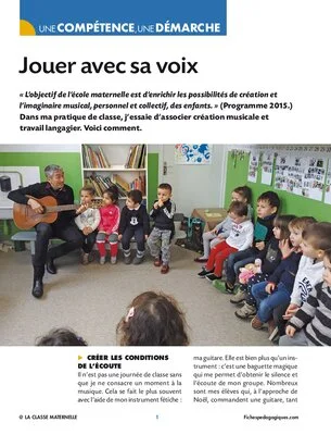 Jouer avec sa voix