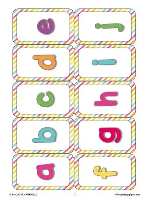 Bonne pioche : lettres minuscules