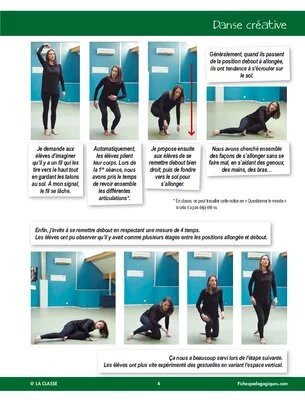 Entrez dans ma classe : danse créative