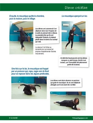 Entrez dans ma classe : danse créative