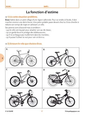 Un objet technique : le vélo