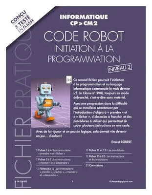 Code Robot - Initiation à la programmation Niveau 2