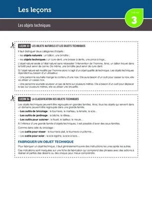 Questionner le monde : les objets techniques