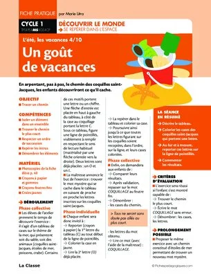 Activités autour de l'été Cycle 1