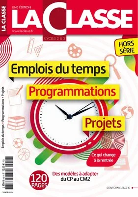 Emplois du temps, programmations et projets Cycles 2 & 3 2019