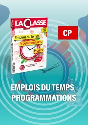 Les emplois du temps et programmations CP 2019