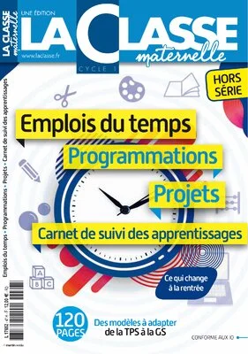 Emplois du temps, programmations et projets Cycle 1 2019