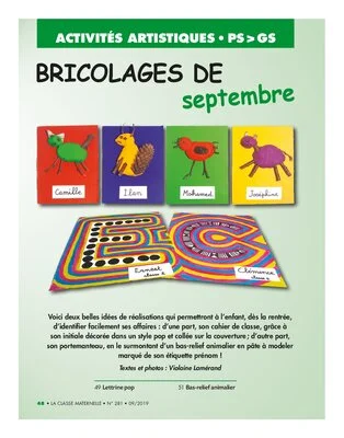 Bricolages de Septembre