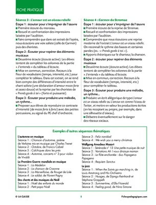 Séquence type d'éducation musicale