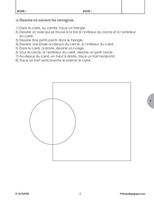 Les consignes mathématiques