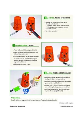 Activités autour d'Halloween Cycle 1