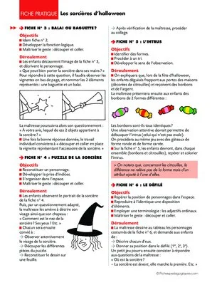 Activités autour d'Halloween Cycle 1