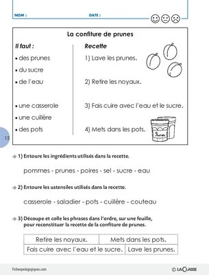 Activités autour de l'automne Cycle 2