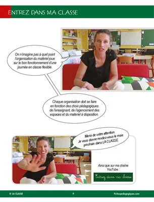 Entrez dans ma classe : organisation du matériel dans une classe flexible