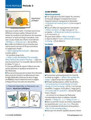 Programmation en anglais - Période 2
