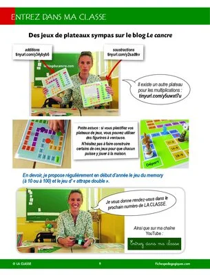 Entrez dans ma classe : Jeux mathémathiques (Cycle 2)
