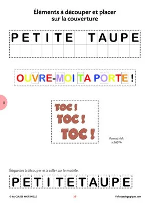 Petite taupe, ouvre-moi ta porte !