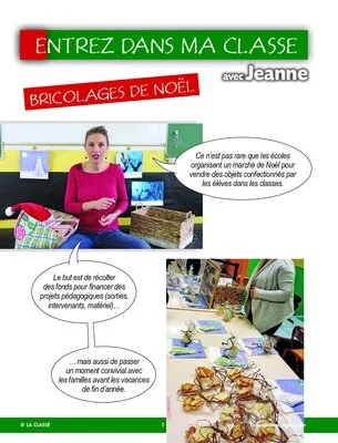 Entrez dans ma classe : bricolages de Noël