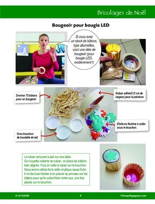 Entrez dans ma classe : bricolages de Noël