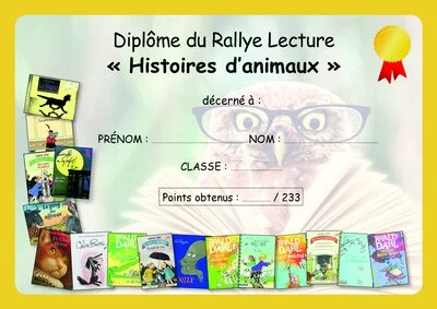 Rallye lecture Histoires d'animaux