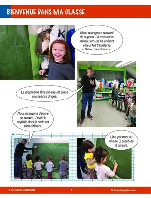 Bienvenue dans ma classe avec Christophe : l'écriture