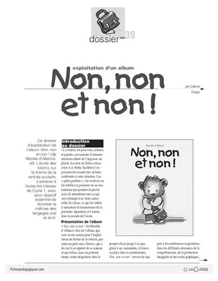 Non, non et non! (Exploitation d'album)
