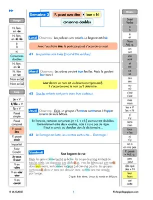 Progression orthographe - janvier