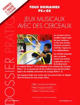 Jeux musicaux et avec des cerceaux