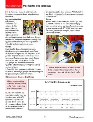 Jeux musicaux et avec des cerceaux