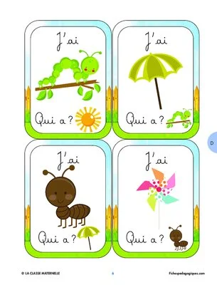 « J’ai ! Qui a ? » du jardin