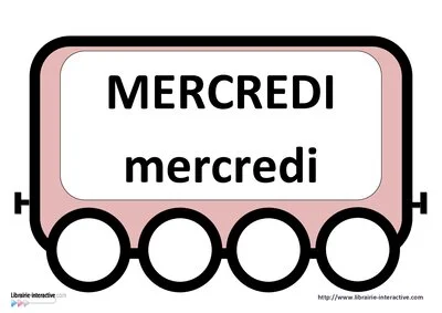 Le train des jours de la semaine